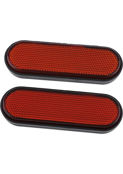 2 Adet Turuncu Motosiklet Ön Çatal Reflektörü - Evrensel Uygular - 98 x 32 mm (Yurt Dışından)