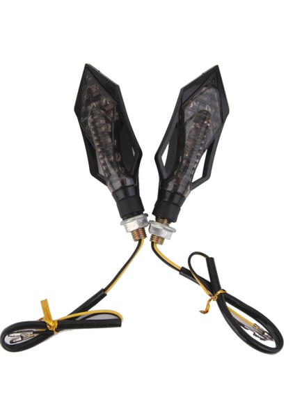 1 Çift Universal Motorcycle 9 LED Ampul Dönüş Sinyali Göstergesi Işığı (Yurt Dışından) indirimleri