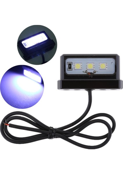 Arka Kuyruk LED Işık Plaka Montajı Z800 R1 R1 R6 MT07 MT09 Siyah (Yurt Dışından)
