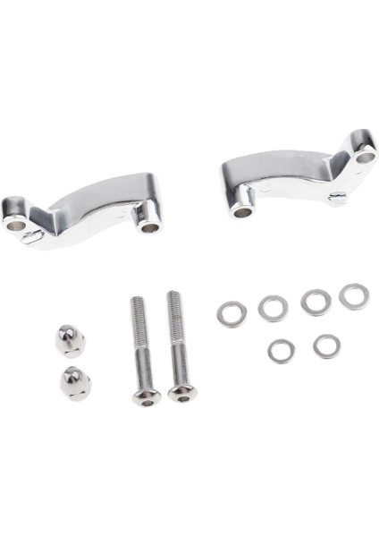 Motosikletler Için Krom Ayna Yer Değiştirme Uzatma Adaptör Kiti (Yurt Dışından)