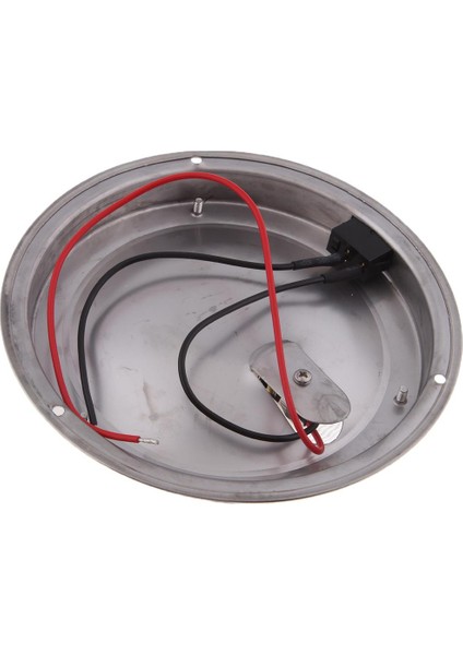 Yuvarlak LED Tavan Kubbe Işığı Paslanmaz Çelik Gövde 138MM 12V 10W Sıcak Işık (Yurt Dışından)