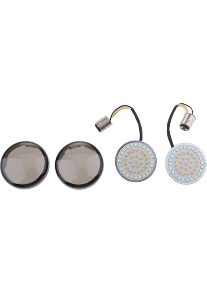 Motosiklet LED Amber Ön Turn Sinyal Işıkları Harley Dumanı Için Göstergeler (Yurt Dışından) fiyatları