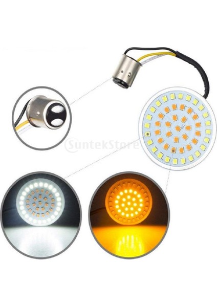 Motosiklet LED Amber Ön Turn Sinyal Işıkları Harley Dumanı Için Göstergeler (Yurt Dışından) modelleri