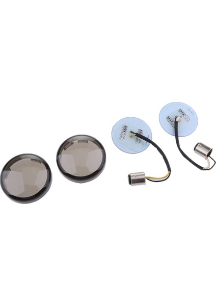 Motosiklet LED Amber Ön Turn Sinyal Işıkları Harley Dumanı Için Göstergeler (Yurt Dışından) fırsatları