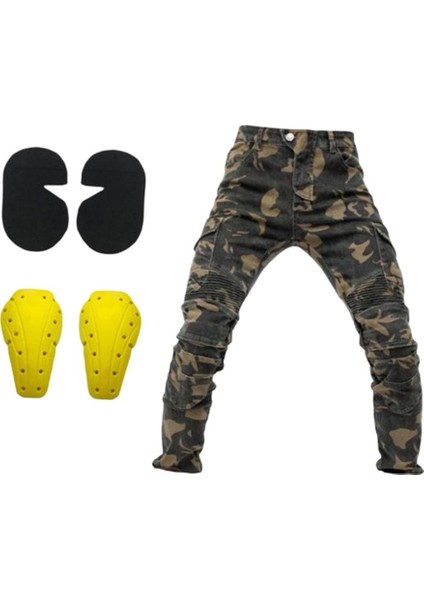 Motosiklet Pantolon Erkek Kot Pantolon Pantolon 4x Koruma Pedleri - S (Yurt Dışından) fırsatları