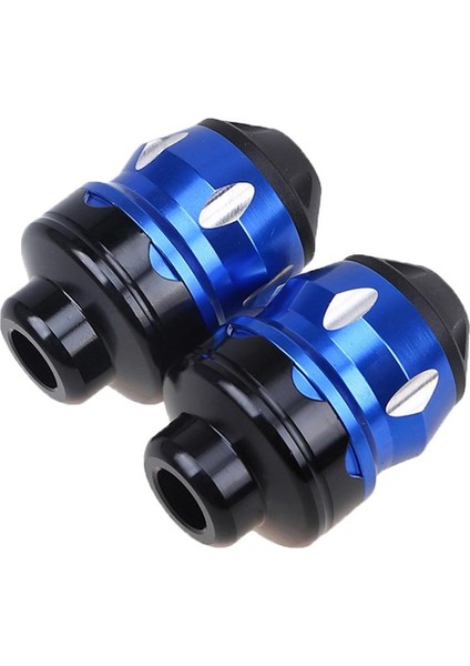 2 Adet Dayanıklı Alüminyum Alaşım Motosiklet Ön Tekerlek Damla Direnç Çatal Kupaları Mavi (Yurt Dışından) fırsatları
