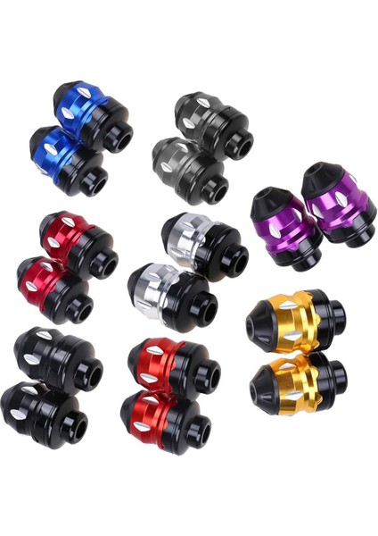 2 Adet Dayanıklı Alüminyum Alaşım Motosiklet Ön Tekerlek Damla Direnç Çatal Kupaları Mavi (Yurt Dışından) indirimleri