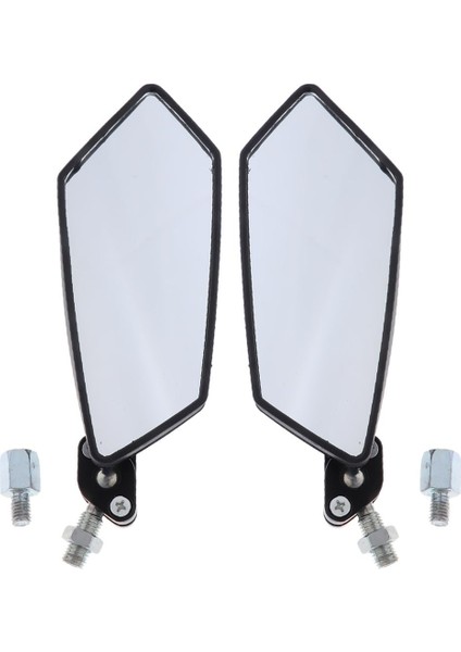 1 Çift Motosiklet Scooter Moped Dikiz Aynası XF125 ZY100T Için 8 10MM - Siyah (Yurt Dışından) fiyatları