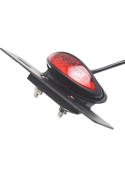 14LED Motosiklet Dönüş Sinyal Fren Plakası Entegre Kuyruk Işığı 12V (Yurt Dışından)