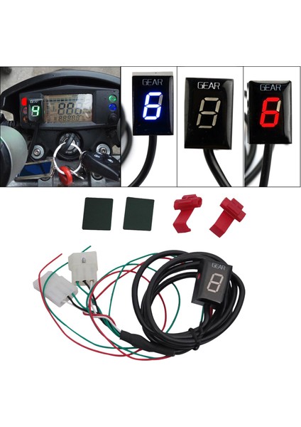 LED Dijital Dişli Göstergesi Motosiklet Ekran Vardiya Kolu Aprila RS125 Için (Yurt Dışından) fiyatları