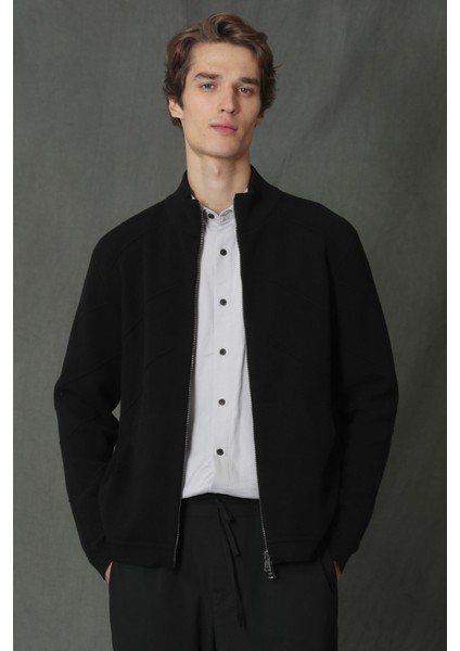 Alex Spor Erkek Chino Pantolon Tailored Fit Siyah