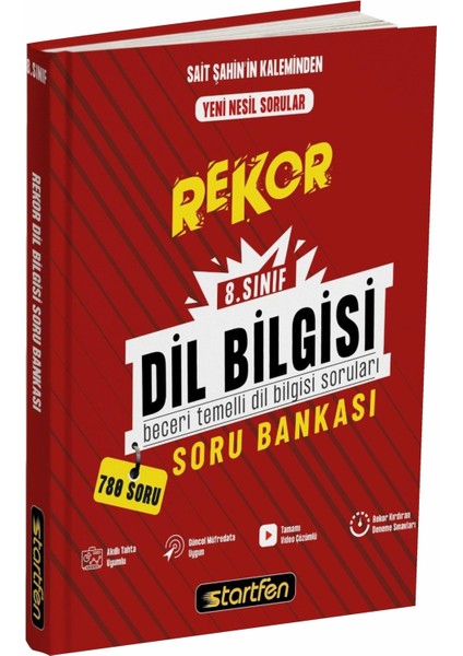 8. Sınıf Rekor Serisi Dilbilgi Soru Bankası (Ciltli)