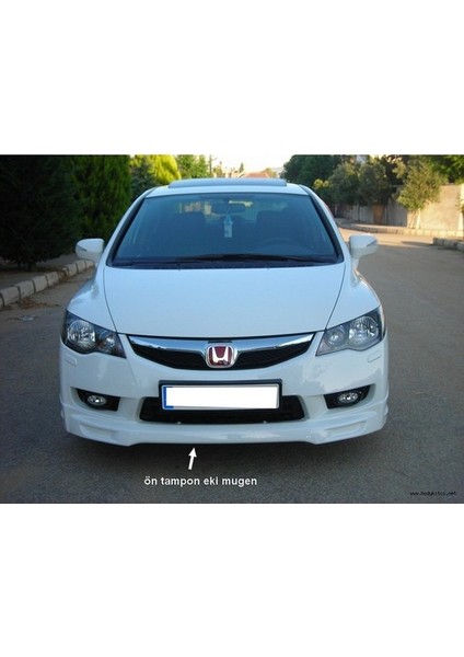 Honda Civic 2009-2012 Plastik Mugen Boyasız Ön Tampon Eki