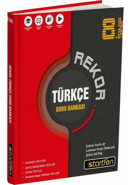8. Sınıf Rekor Serisi Türkçe Soru Bankası (Ciltli)