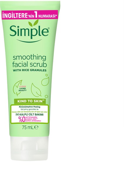 Kind To Skin Pürüzsüzleştirici Peeling Saf Pirinç Granülleri Doğal Ve Sağlıklı Görünen Bir Cilt İçin 75 ml fiyatları