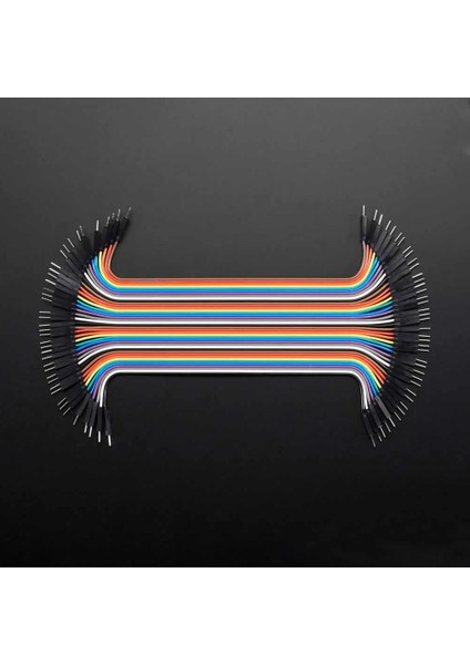 Roba 20CM 40 Pin Erkek Erkek Dupont Kablo Breadboard Atlama Kablosu Jumper Kablo