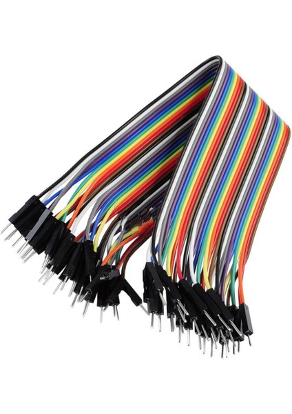 Roba 20CM 40 Pin Erkek Erkek Dupont Kablo Breadboard Atlama Kablosu Jumper Kablo
