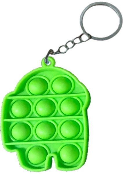 Pop It Push Bubble Fidget Popit Duyusal Stres Oyunu Among Us Anahtarlık