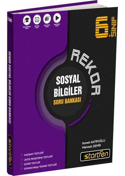 6. Sınıf Rekor Serisi Sosyal Bilgiler Soru Bankası