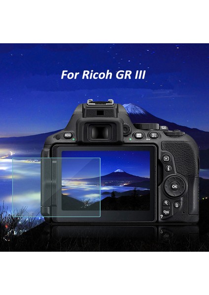 Ricoh gr Iıı Için Kamera LCD Ekran Koruyucu Temperli Film