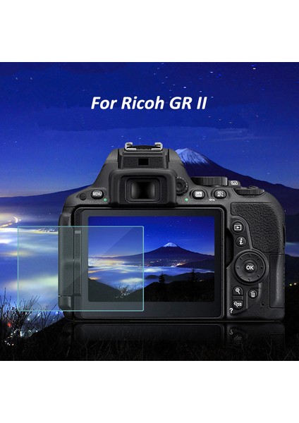 Ricoh gr Iı Için Kamera LCD Ekran Koruyucu Temperli Film