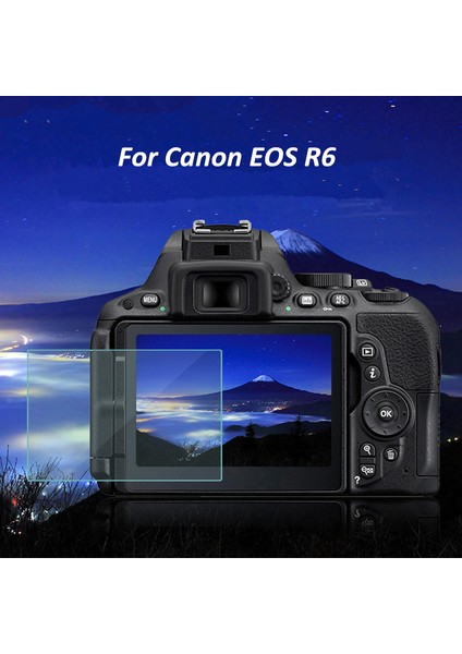 Bonanza Int Canon Eos R6 Için Kamera LCD Ekran Koruyucu Temperli Film(Yurt Dışından)