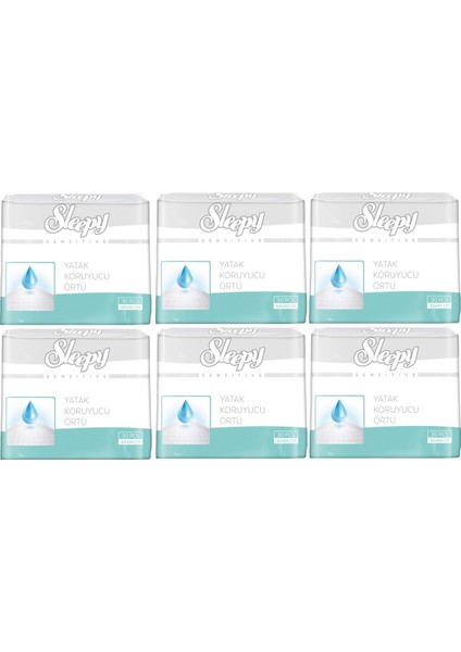 Hasta Yatak Koruyucu 6 Lı Set 60X90 cm 180 ADET6PK*30