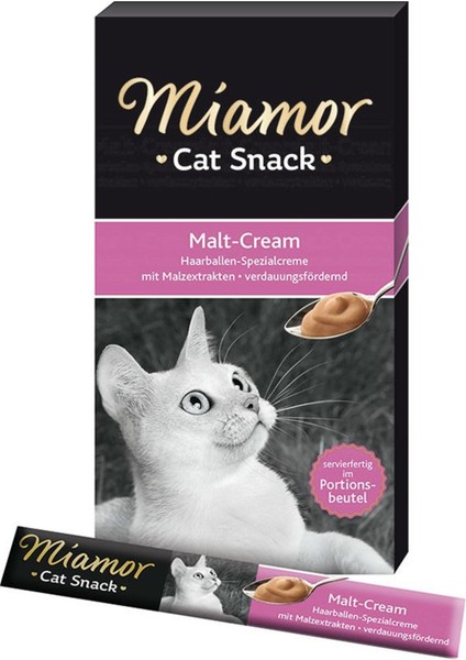 Cream Malt Özlü Sıvı Kedi Ödülü 6X15 gr