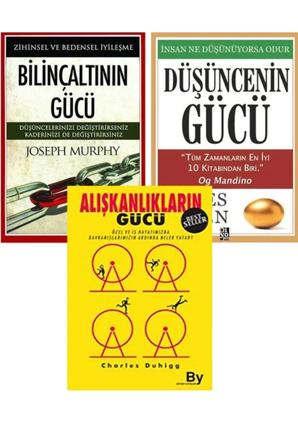 Düşüncenin Gücü - Bilinçaltının Gücü - Alışkanlıkların Gücü