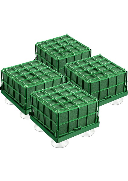 4 Adet Çiçek Köpük Kafes Çiçek Tutucu ile Çiçek Köpük ve Vantuz Düğün Masa Centerpiece Çiçek Aranjmanı Için