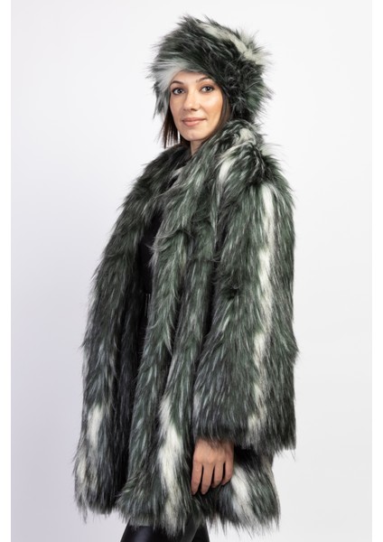 Sd Yeşil Kürk Ceket Üçlü Takım fiyatları