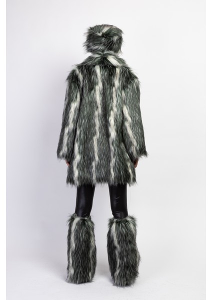 Sd Yeşil Kürk Ceket Üçlü Takım fırsatları