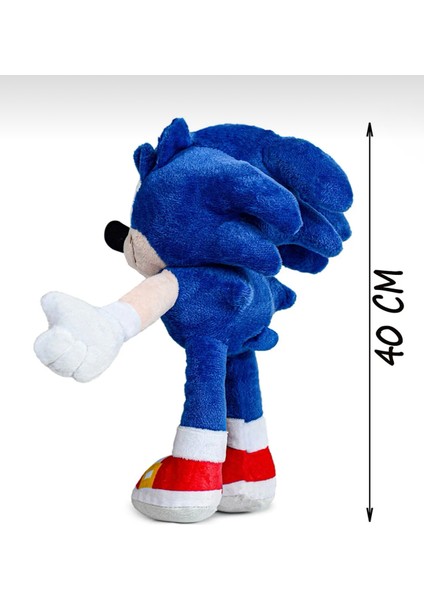 Top Rock Store Sonic Peluş Oyuncak Büyük Boy 40 cm