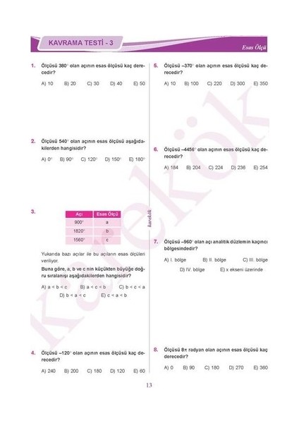 Karekök Yayıncılık 11. Sınıf Matematik Soru Bankası Karekök Yayıncılık Lise (Bolnot'a Özel Güncel Içeriğe Sahiptir)