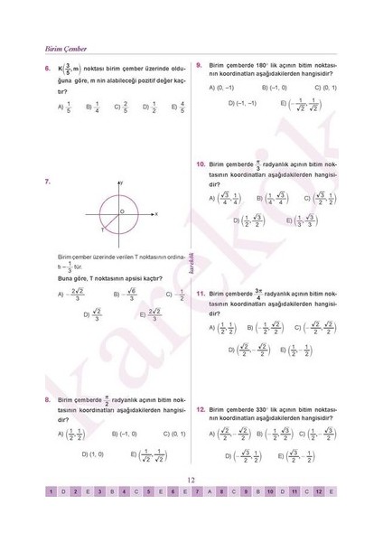 Karekök Yayıncılık 11. Sınıf Matematik Soru Bankası Karekök Yayıncılık Lise (Bolnot'a Özel Güncel Içeriğe Sahiptir)