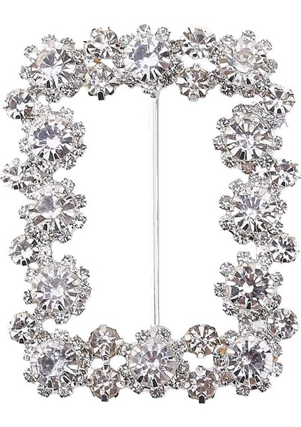 Kristal Taşlı Dikdörtgen Kemer ve Şal Tokası modelleri