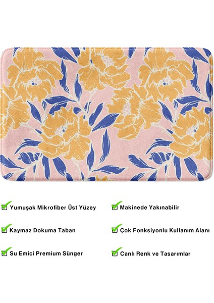 Mikrofiber Banyo Paspası, Kaymaz Taban, Makinede Yıkanabilir, Banyo Halısı modelleri