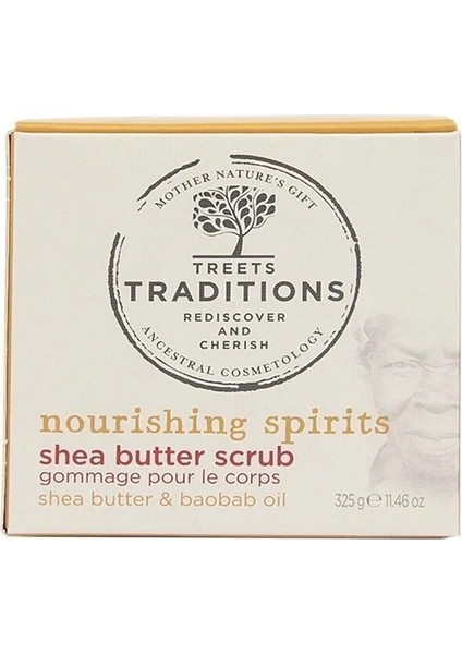 Nourishing Spirits Shea Yağı Pelling Butter Scrub 325GR