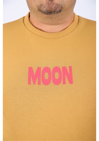 Büyük Beden Erkek Sweat Moon 22731 Vizon fırsatları