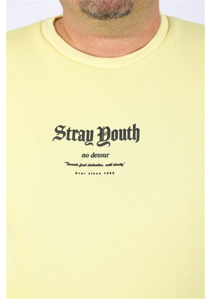 Erkek Sweat Stray South 22730 Sarı modelleri