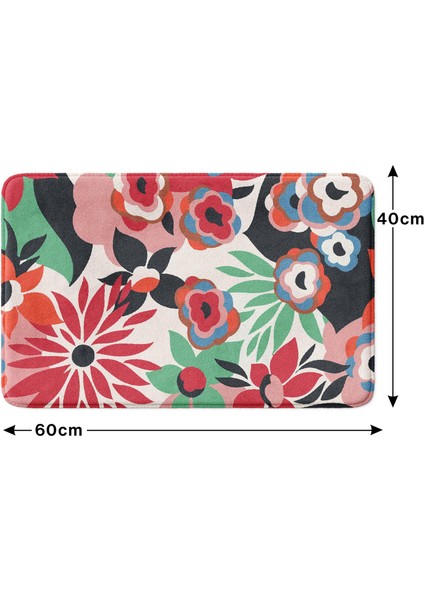 Mikrofiber Banyo Paspası, Kaymaz Taban, Makinede Yıkanabilir, Banyo Halısı