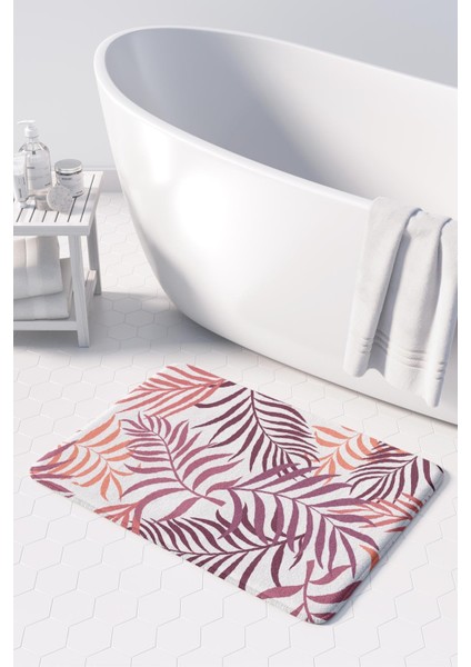 Mikrofiber Banyo Paspası, Kaymaz Taban, Makinede Yıkanabilir, Banyo Halısı