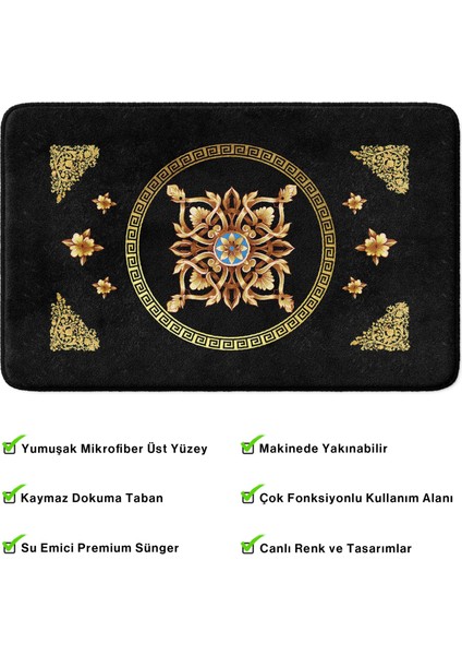 Mikrofiber Banyo Paspası, Kaymaz Taban, Makinede Yıkanabilir, Banyo Halısı modelleri