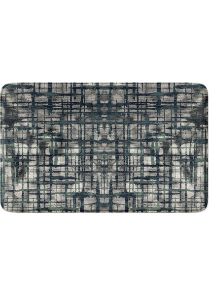 Mikrofiber Banyo Paspası, Kaymaz Taban, Makinede Yıkanabilir, Banyo Halısı (50X80)