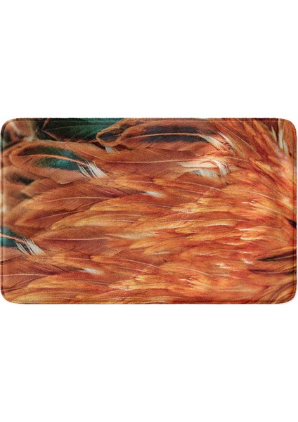 Mikrofiber Banyo Paspası, Kaymaz Taban, Makinede Yıkanabilir, Banyo Halısı (50X80)