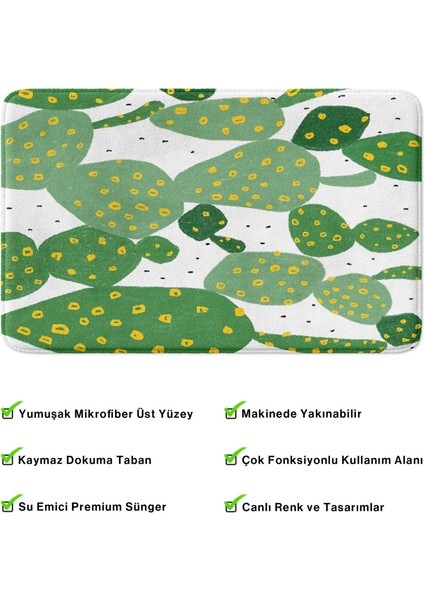 Mikrofiber Banyo Paspası, Kaymaz Taban, Makinede Yıkanabilir, Banyo Halısı (50X80) modelleri