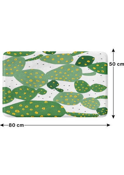 Mikrofiber Banyo Paspası, Kaymaz Taban, Makinede Yıkanabilir, Banyo Halısı (50X80) fırsatları
