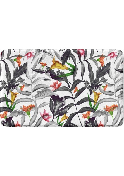 Mikrofiber Banyo Paspası, Kaymaz Taban, Makinede Yıkanabilir, Banyo Halısı (50X80) fiyatları