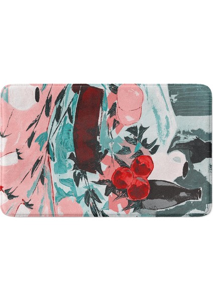 Mikrofiber Banyo Paspası, Kaymaz Taban, Makinede Yıkanabilir, Banyo Halısı (50X80) fiyatları