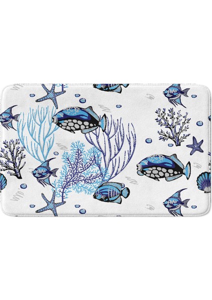 Mikrofiber Banyo Paspası, Kaymaz Taban, Makinede Yıkanabilir, Banyo Halısı (50X80) fiyatları